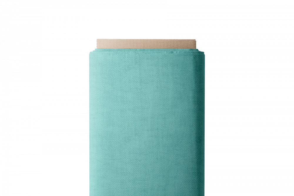 tissu effet jean bleu doux collection rainbow 2026