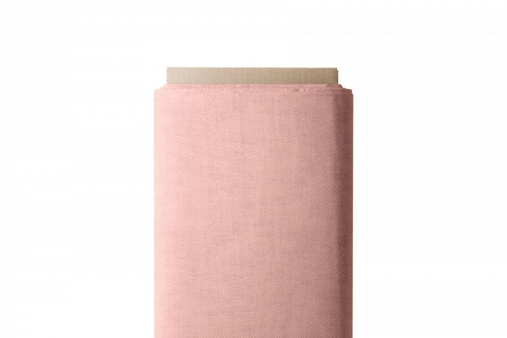 tissu effet jean rose poudré collection rainbow 2026