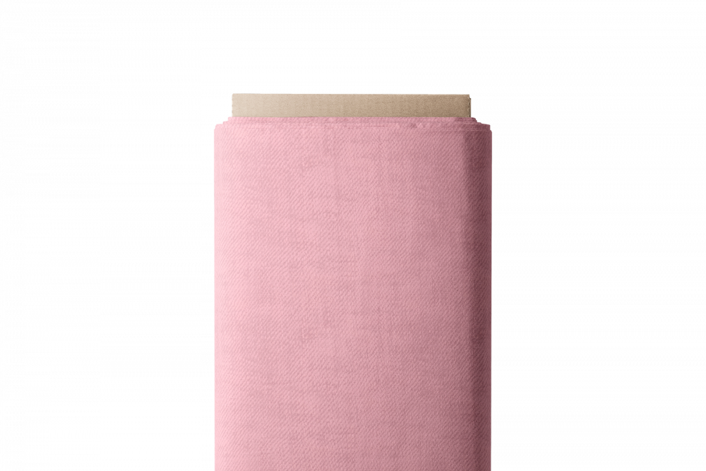 Tissu effet jean rose uni – Collection Rainbow 2026