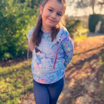 Sweat ado manches rabaissées – patron ROSA