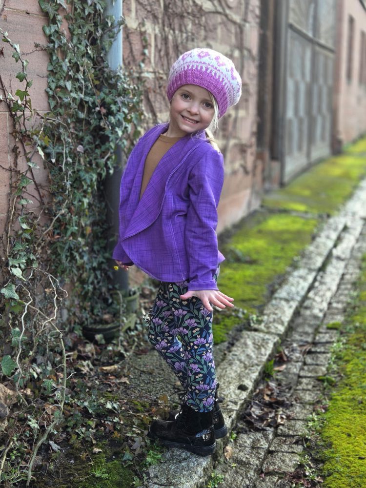 Amaya-14 Version manches longues – Veste fille