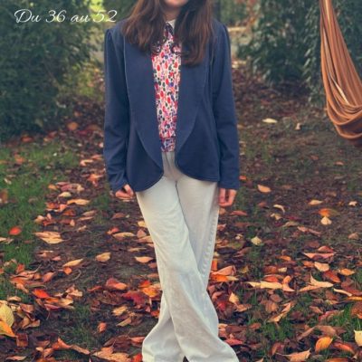 Patron veste femme Amaya en maille du 36 au 52