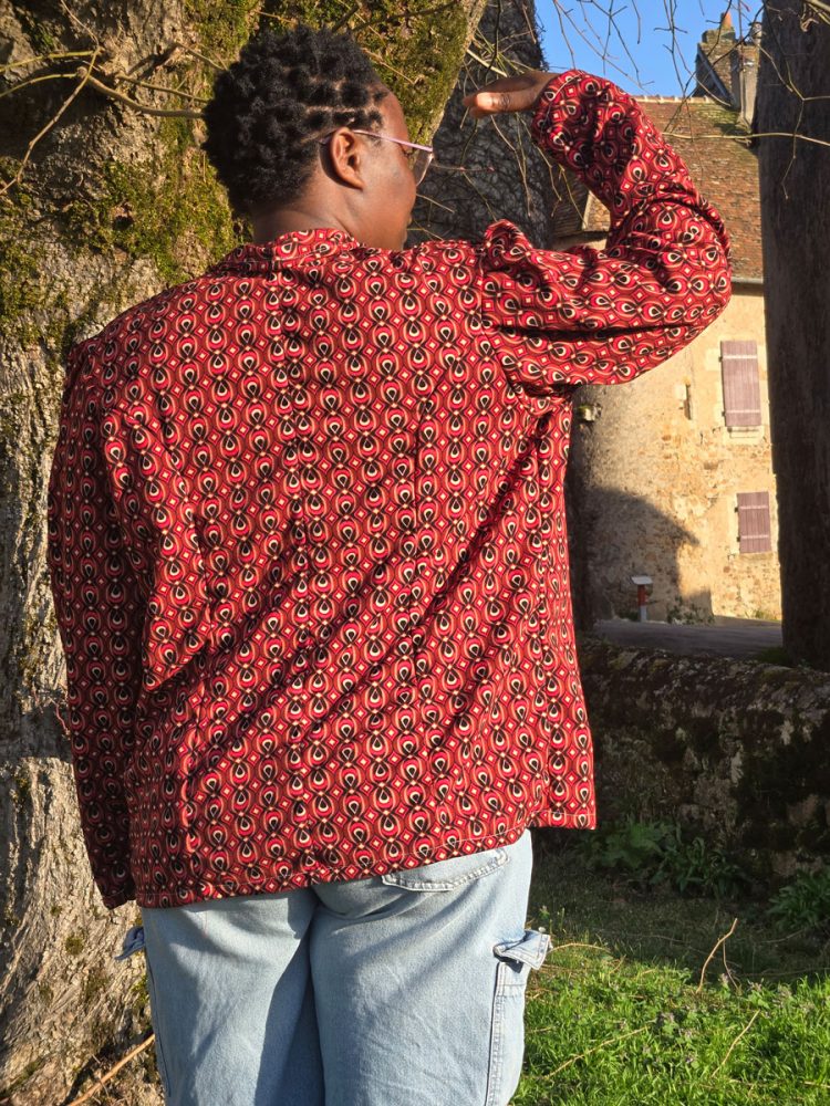 Amaya-9 Dos Découpes princesse devant et dos – veste femme structurée